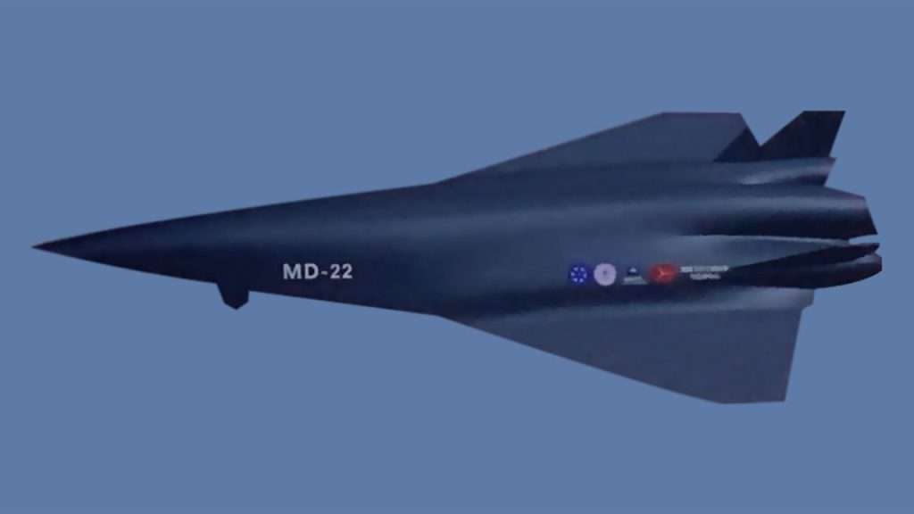 China created the MD-22 drone to experiment with hyper-sonic technology.