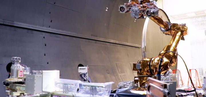 The DARPA robot could begin maintaining satellites in 2025.