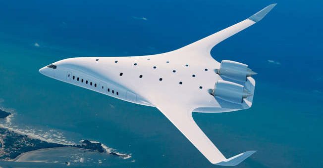 The Blended-Wing Aircraft With Zero Carbon Emissions
