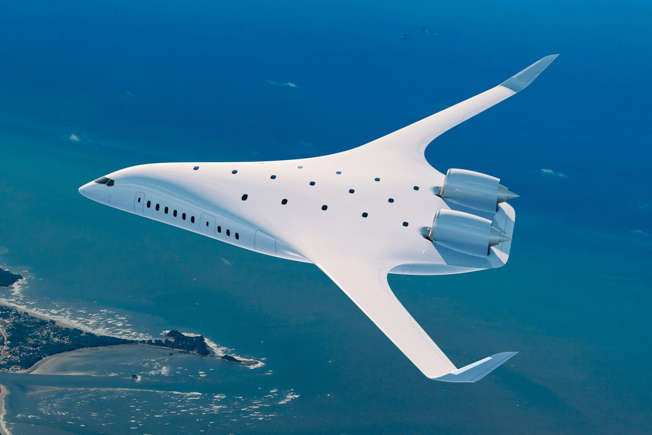 The Blended-Wing Aircraft With Zero Carbon Emissions